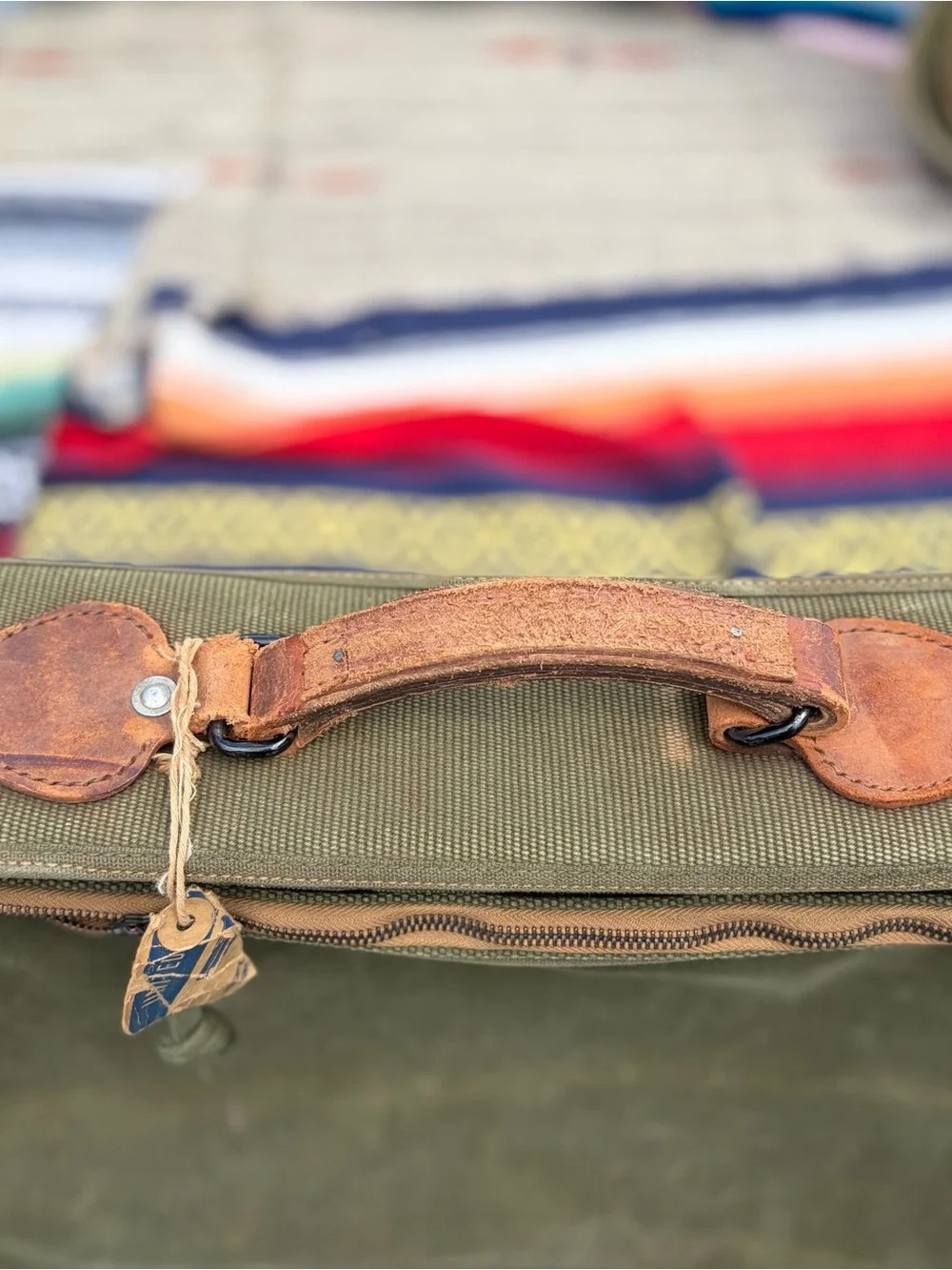WWII B4 USAF officer garmet bag